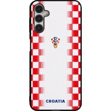 Coque Samsung Galaxy A14 5G - Silicone rigide noir Maillot de football Croatie 2026 personnalisable