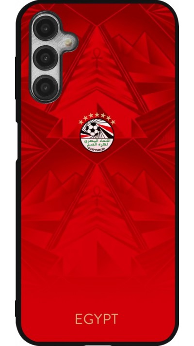 Coque Samsung Galaxy A14 5G - Silicone rigide noir Maillot de football Égypte 2026 personnalisable