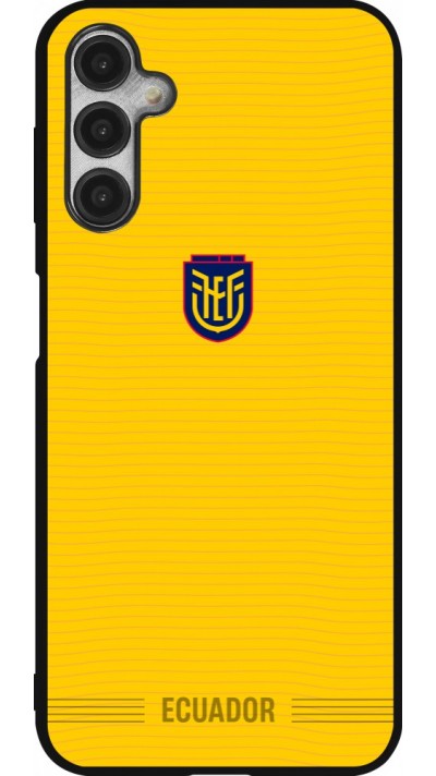 Coque Samsung Galaxy A14 5G - Silicone rigide noir Maillot de football Équateur 2026 personnalisable