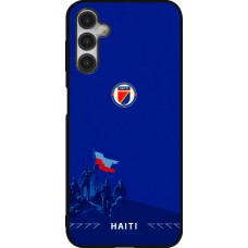Coque Samsung Galaxy A14 5G - Silicone rigide noir Maillot de football Haiti 2026 personnalisable