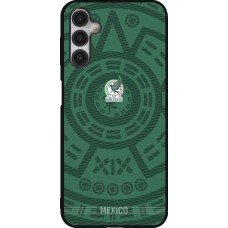 Coque Samsung Galaxy A14 5G - Silicone rigide noir Maillot de football Mexique 2026 personnalisable