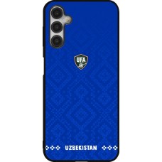Coque Samsung Galaxy A14 5G - Silicone rigide noir Maillot de football Ouzbékistan 2026 personnalisable