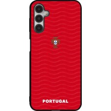 Coque Samsung Galaxy A14 5G - Silicone rigide noir Maillot de football Portugal 2026 personnalisable