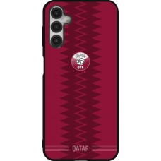 Coque Samsung Galaxy A14 5G - Silicone rigide noir Maillot de football Qatar 2026 personnalisable
