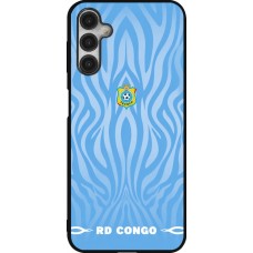 Samsung Galaxy A14 5G Case Hülle - Silikon schwarz Demokratische Republik Kongo 2026 personalisierbares Fussballtrikot