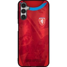 Samsung Galaxy A14 5G Case Hülle - Silikon schwarz Tschechische Republik personalisierbares Fussballtrikot