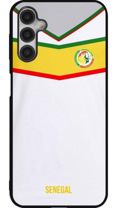 Samsung Galaxy A14 5G Case Hülle - Silikon schwarz Senegal 2022 personalisierbares Fußballtrikot