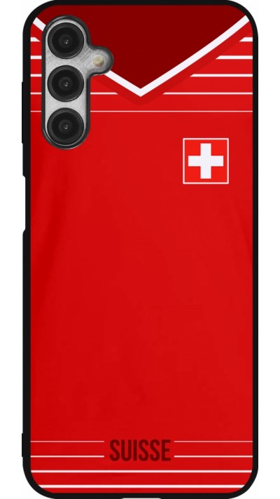 Samsung Galaxy A14 5G Case Hülle - Silikon schwarz Football shirt Switzerland 2022