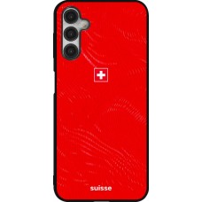 Coque Samsung Galaxy A14 5G - Silicone rigide noir Maillot de football Suisse 2026 personnalisable