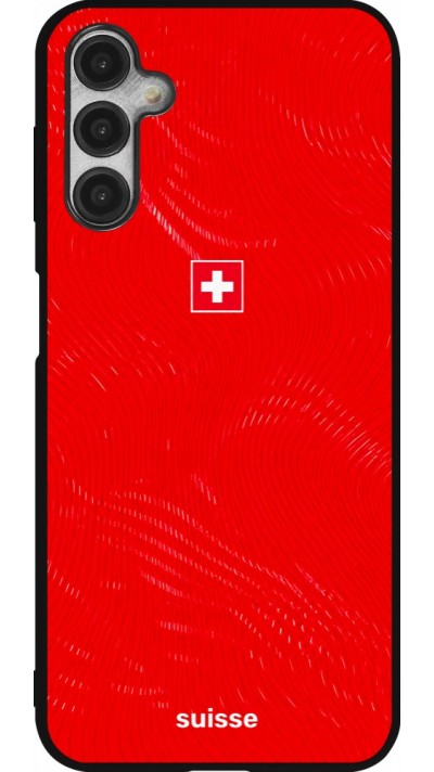Samsung Galaxy A14 5G Case Hülle - Silikon schwarz Schweiz 2026 personalisierbares Fussballtrikot