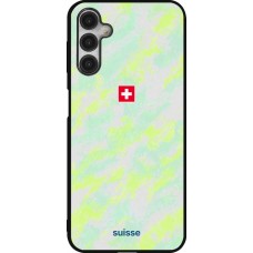 Coque Samsung Galaxy A14 5G - Silicone rigide noir Maillot de football Suisse Away 2026 personnalisable
