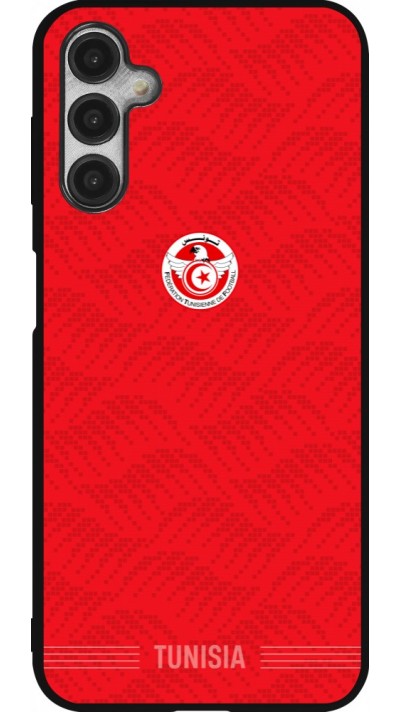 Samsung Galaxy A14 5G Case Hülle - Silikon schwarz Tunesien 2026 personalisierbares Fussballtrikot