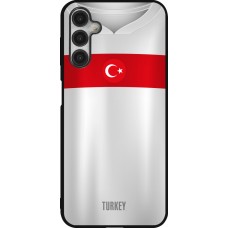 Samsung Galaxy A14 5G Case Hülle - Silikon schwarz Türkei personalisierbares Fussballtrikot