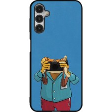 Samsung Galaxy A14 5G Case Hülle - Silikon schwarz Frog with camera DTMF
