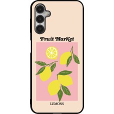 Coque Samsung Galaxy A14 5G - Silicone rigide noir Fruit market lemons 2026