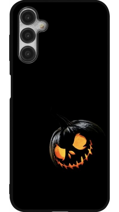 Coque Samsung Galaxy A14 5G - Silicone rigide noir Halloween 2023 discreet pumpkin