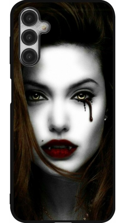 Samsung Galaxy A14 5G Case Hülle - Silikon schwarz Halloween 2023 gothic vampire
