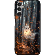 Samsung Galaxy A14 5G Case Hülle - Silikon schwarz Halloween 2025 Ghost in the forest