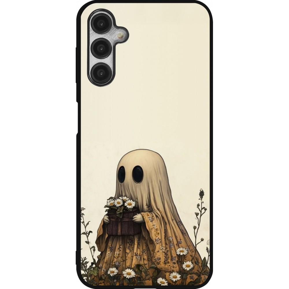 Samsung Galaxy A14 5G Case Hülle - Silikon schwarz Halloween 2025 Ghost gardener
