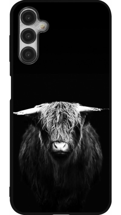 Samsung Galaxy A14 5G Case Hülle - Silikon schwarz Highland calf black