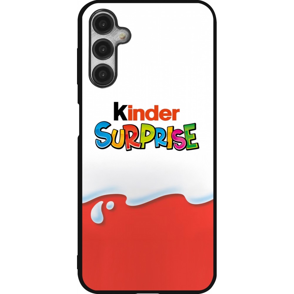 Coque Samsung Galaxy A14 5G - Silicone rigide noir Kinder Surprise