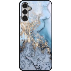 Coque Samsung Galaxy A14 5G - Silicone rigide noir Marble 04