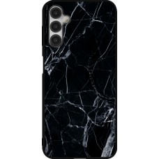 Coque Samsung Galaxy A14 5G - Silicone rigide noir Marble Black 01