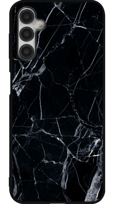 Samsung Galaxy A14 5G Case Hülle - Silikon schwarz Marble Black 01
