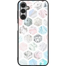 Coque Samsung Galaxy A14 5G - Silicone rigide noir Marble Everything