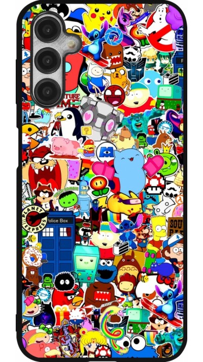 Samsung Galaxy A14 5G Case Hülle - Silikon schwarz Mixed cartoons