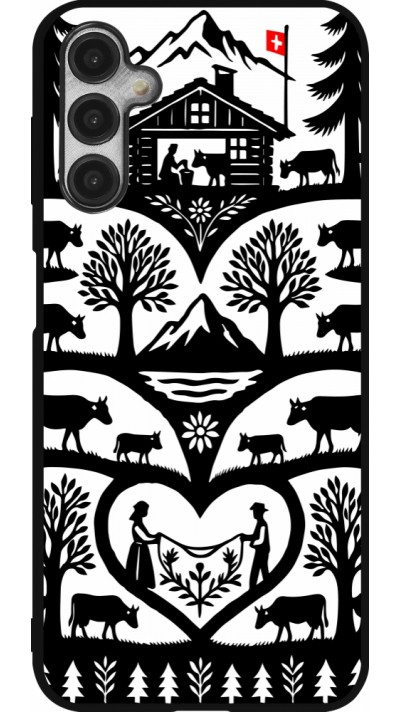 Samsung Galaxy A14 5G Case Hülle - Silikon schwarz Poya Schweiz 2
