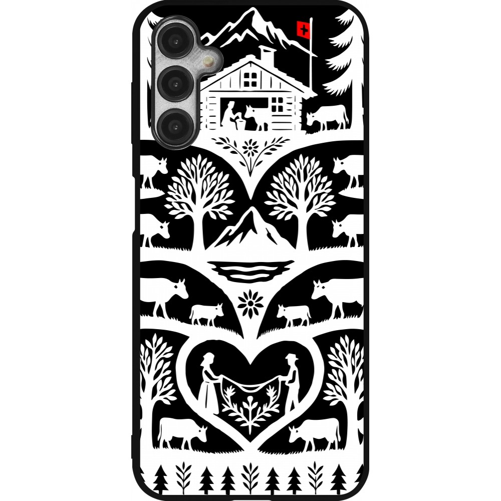 Samsung Galaxy A14 5G Case Hülle - Silikon schwarz Poya Schweiz 2 schwarz