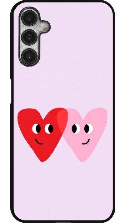 Coque Samsung Galaxy A14 5G - Silicone rigide noir Saint Valentines Day 26 Heart