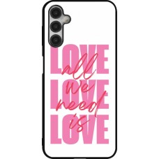 Coque Samsung Galaxy A14 5G - Silicone rigide noir Saint Valentines Day 26 Love all we need is