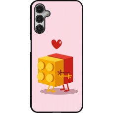 Coque Samsung Galaxy A14 5G - Silicone rigide noir Saint Valentines Day 26 Puzzle