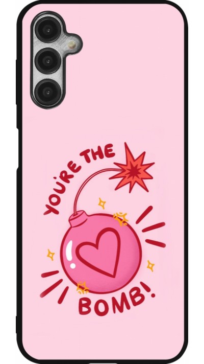 Coque Samsung Galaxy A14 5G - Silicone rigide noir Saint Valentines Day 26 You are the bomb