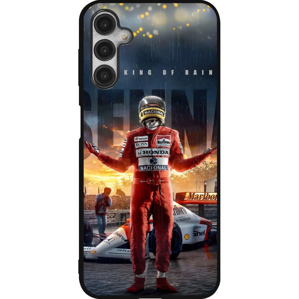 Samsung Galaxy A14 5G Case Hülle - Silikon schwarz Senna The King of Rain