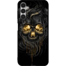 Samsung Galaxy A14 5G Case Hülle - Silikon schwarz Skull 02
