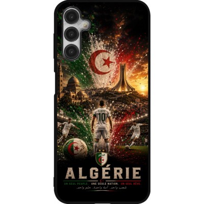 Samsung Galaxy A14 5G Case Hülle - Silikon schwarz Fussball Algerien splash 2026