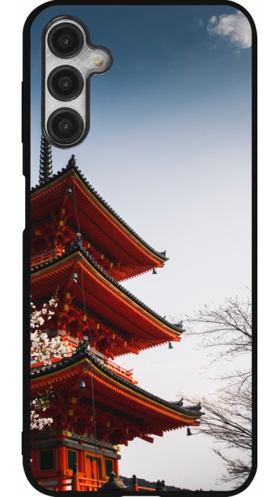 Coque Samsung Galaxy A14 5G - Silicone rigide noir Spring 23 Japan