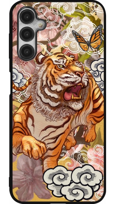Samsung Galaxy A14 5G Case Hülle - Silikon schwarz Spring 23 japanese tiger