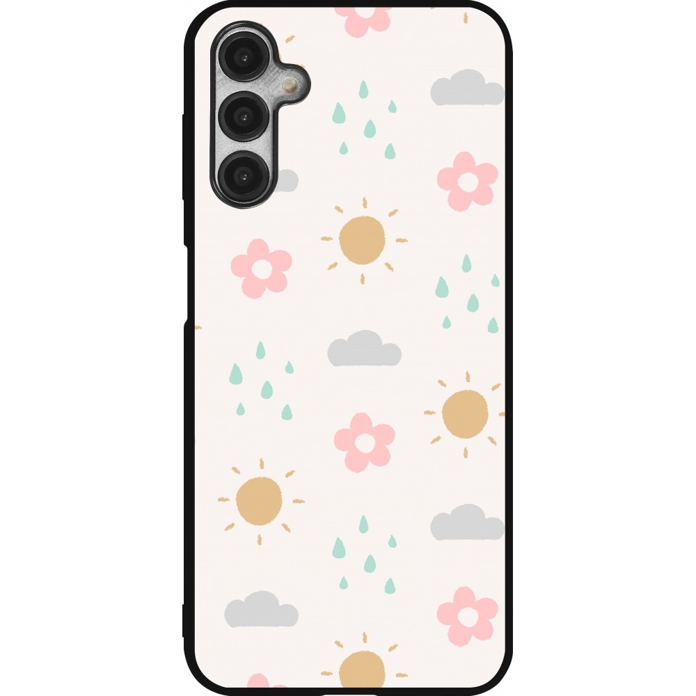Samsung Galaxy A14 5G Case Hülle - Silikon schwarz Spring 23 weather