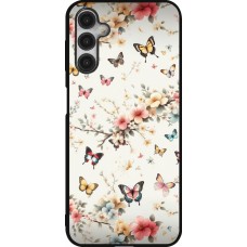 Samsung Galaxy A14 5G Case Hülle - Silikon schwarz Frühling 25 Leichte Schmetterlinge