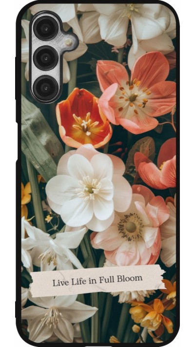 Samsung Galaxy A14 5G Case Hülle - Silikon schwarz Full Bloom Spring 2026