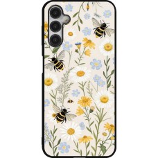 Coque Samsung Galaxy A14 5G - Silicone rigide noir Pattern bees Spring 2026