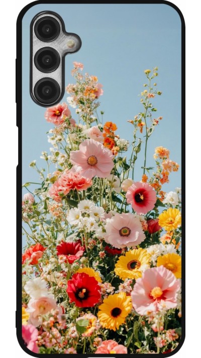 Samsung Galaxy A14 5G Case Hülle - Silikon schwarz Spring flowers Spring 2026