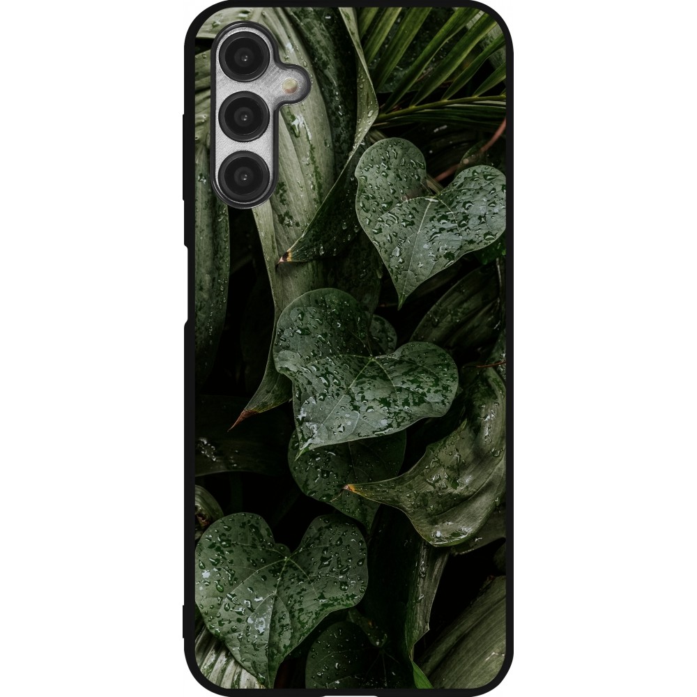 Samsung Galaxy A14 5G Case Hülle - Silikon schwarz Spring 23 fresh plants