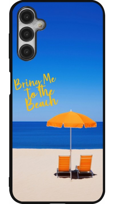 Coque Samsung Galaxy A14 5G - Silicone rigide noir Summer 2025 Bring me to the beach
