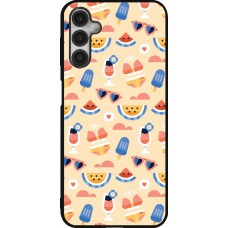 Samsung Galaxy A14 5G Case Hülle - Silikon schwarz Pattern Summer 2026