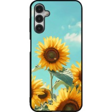 Samsung Galaxy A14 5G Case Hülle - Silikon schwarz Sunflowers Summer 2026